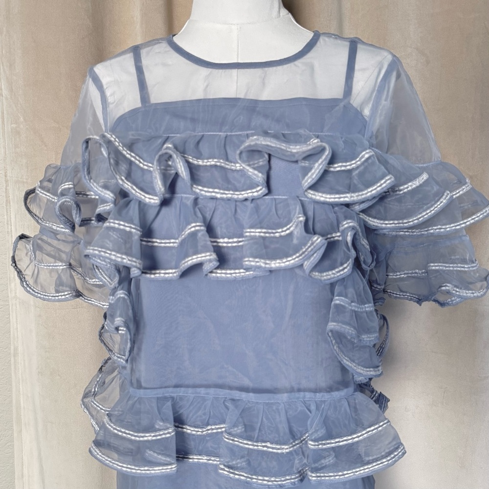 REVOLVE Wyatt Dress in Vintage Blue
TULAROSA
Color: Vintage Blue - Picture 7 of 8